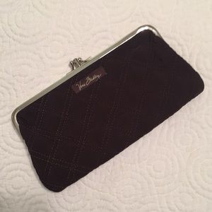 Vera Bradley Wallet or Clutch. Brown quilted. EUC